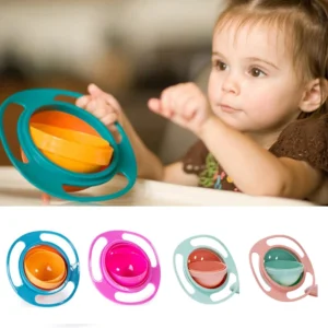 Gyro Bowl – 360° Spill-Proof Baby Feeding Bowl for Easy Self-Feeding